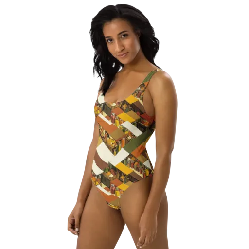 Spice Market on a One-Piece Swimsuit