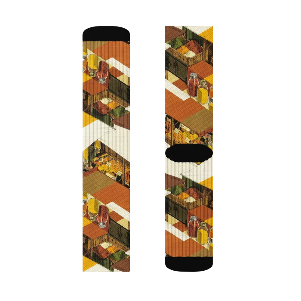 Spice Market on Socks — Left Sock