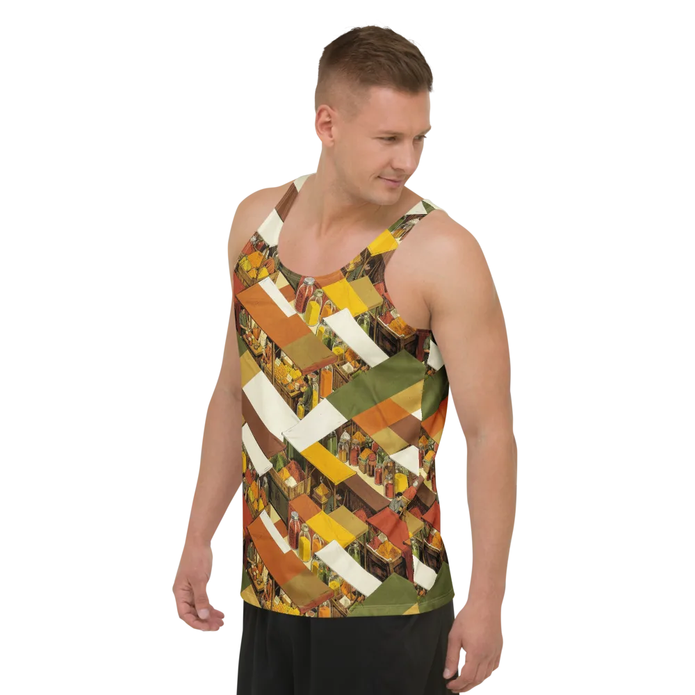 Spice Market on Men's Tank Top — Left Front