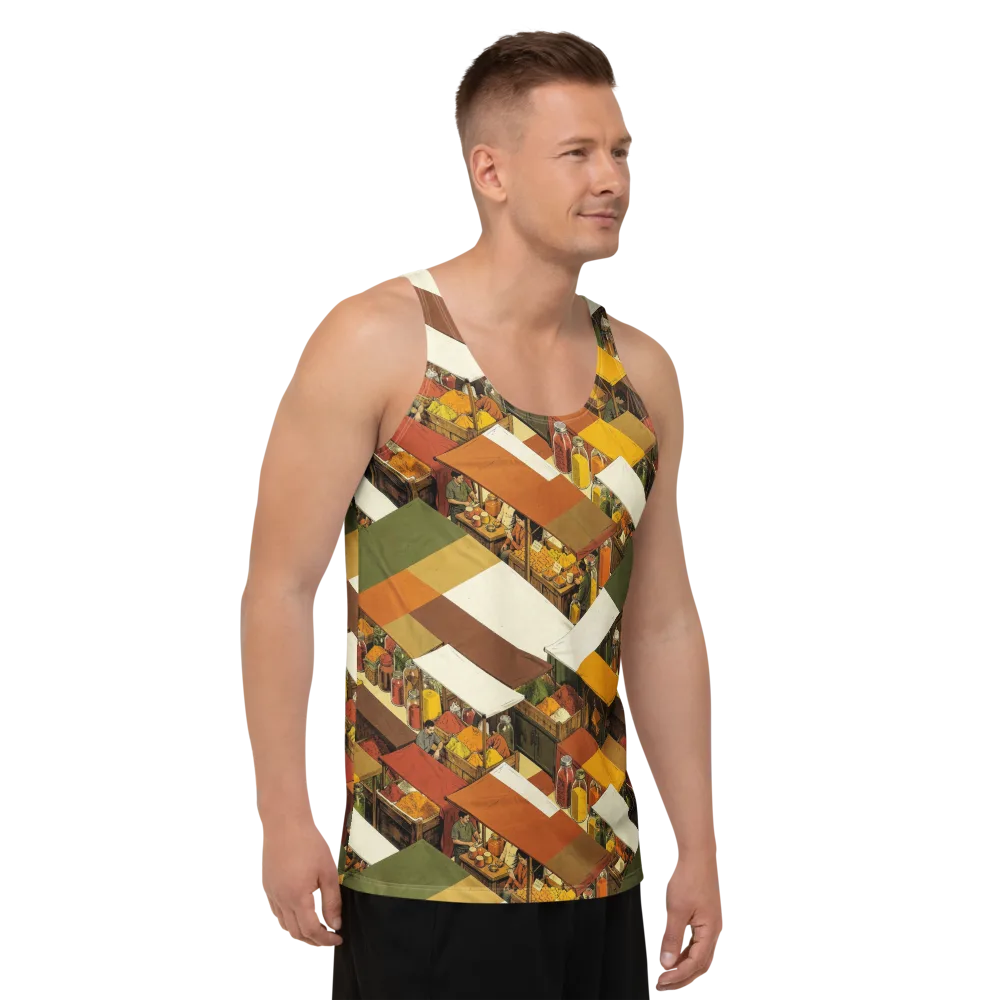 Spice Market on Men's Tank Top — Right Front