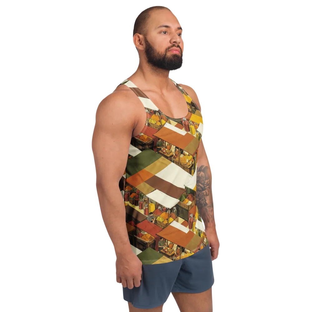 Spice Market on Men's Tank Top — Right Front