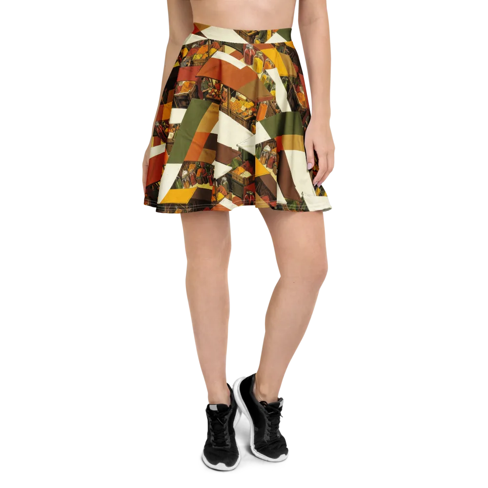 Spice Market on Skater Skirt — Front