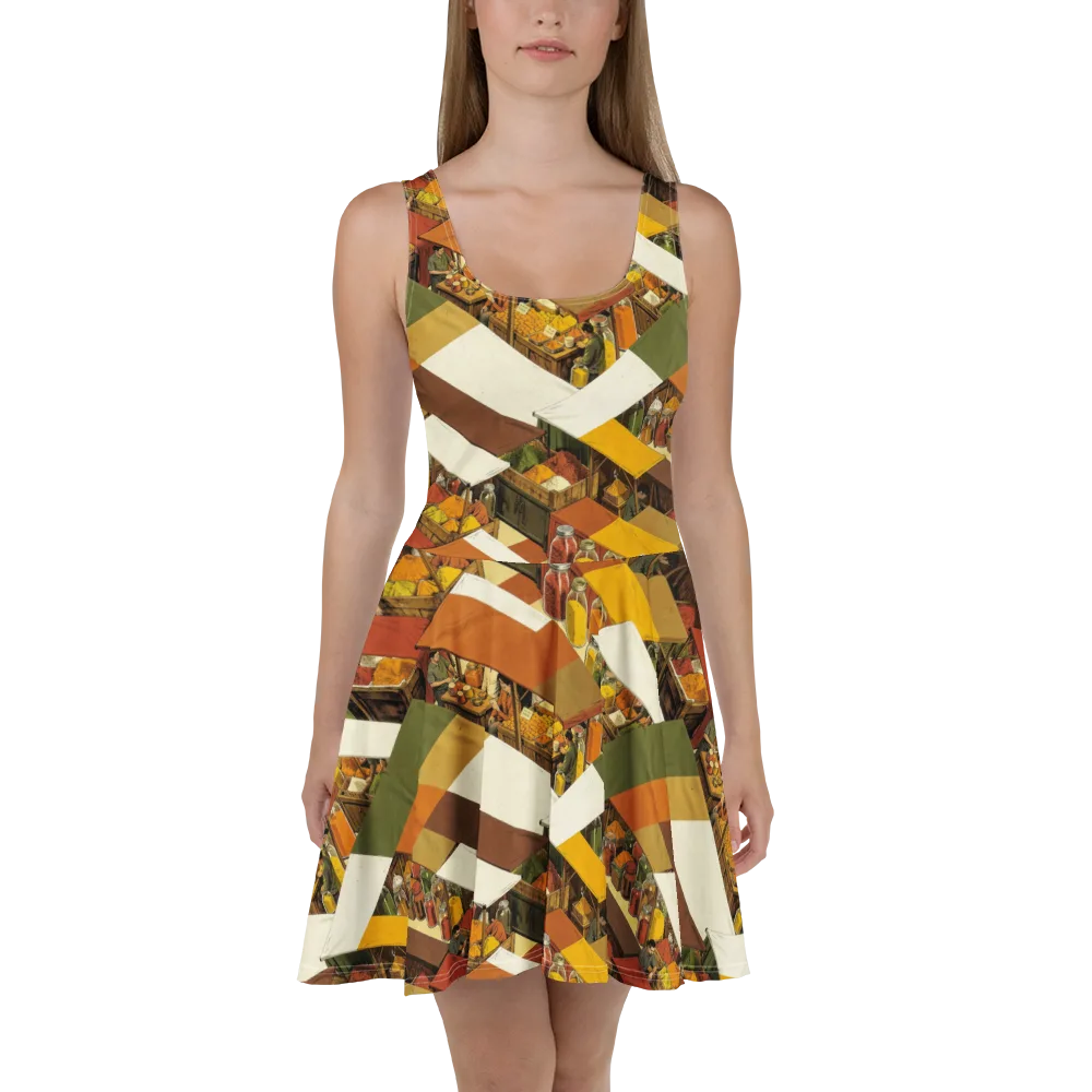 Spice Market on Skater Dress — Front