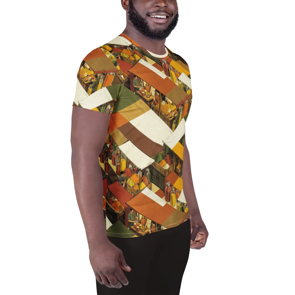 Spice Market on Men's Athletic T-Shirt — Right