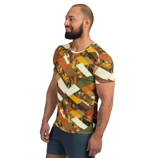 Spice Market on a Men's Athletic T-Shirt