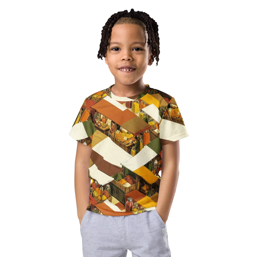 Spice Market on Kids Crew Neck T-Shirt — Front