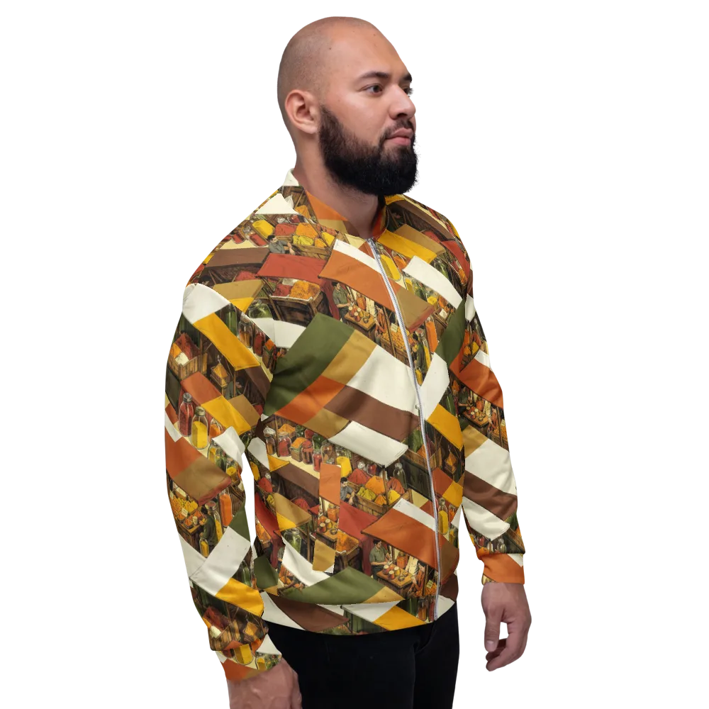 Spice Market on Bomber Jacket — Right