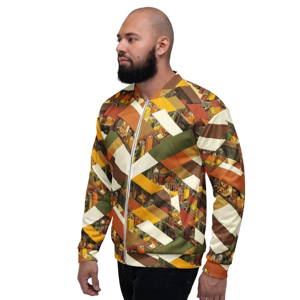 Spice Market on Bomber Jacket — Left