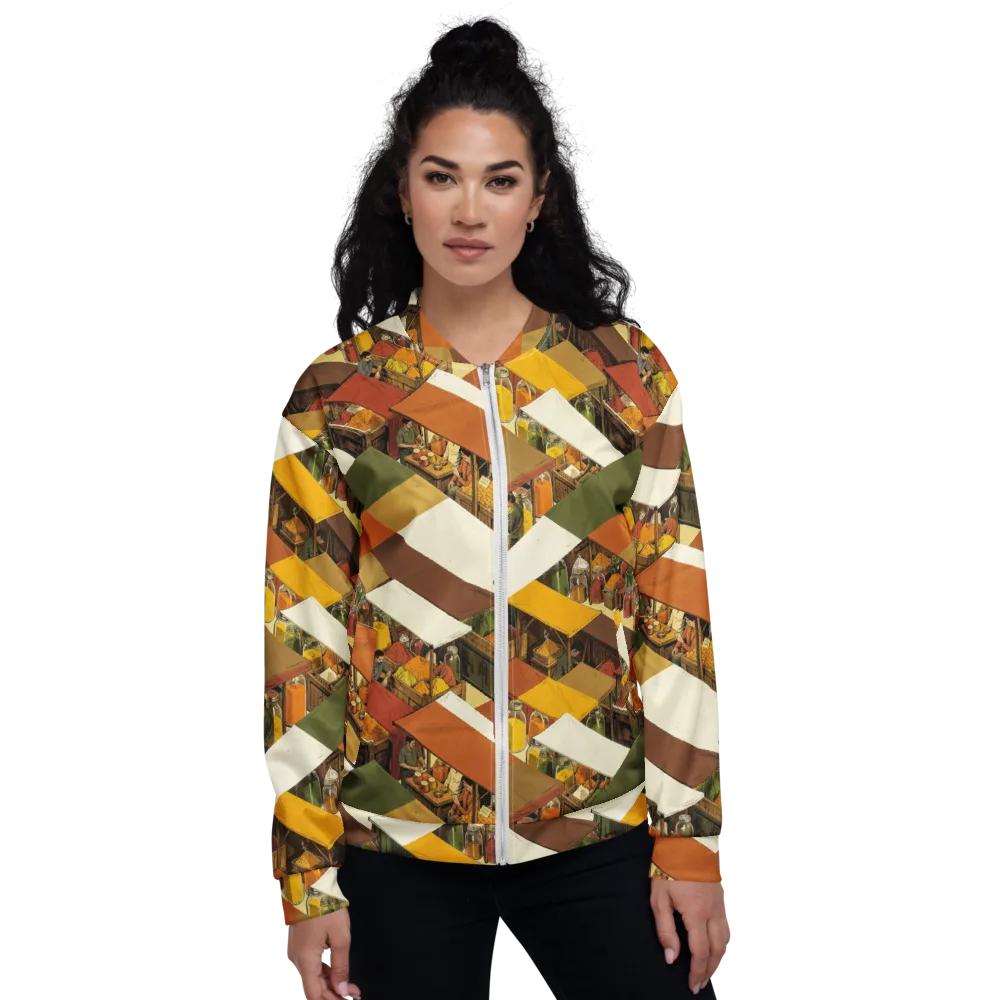 Spice Market on Bomber Jacket — Front