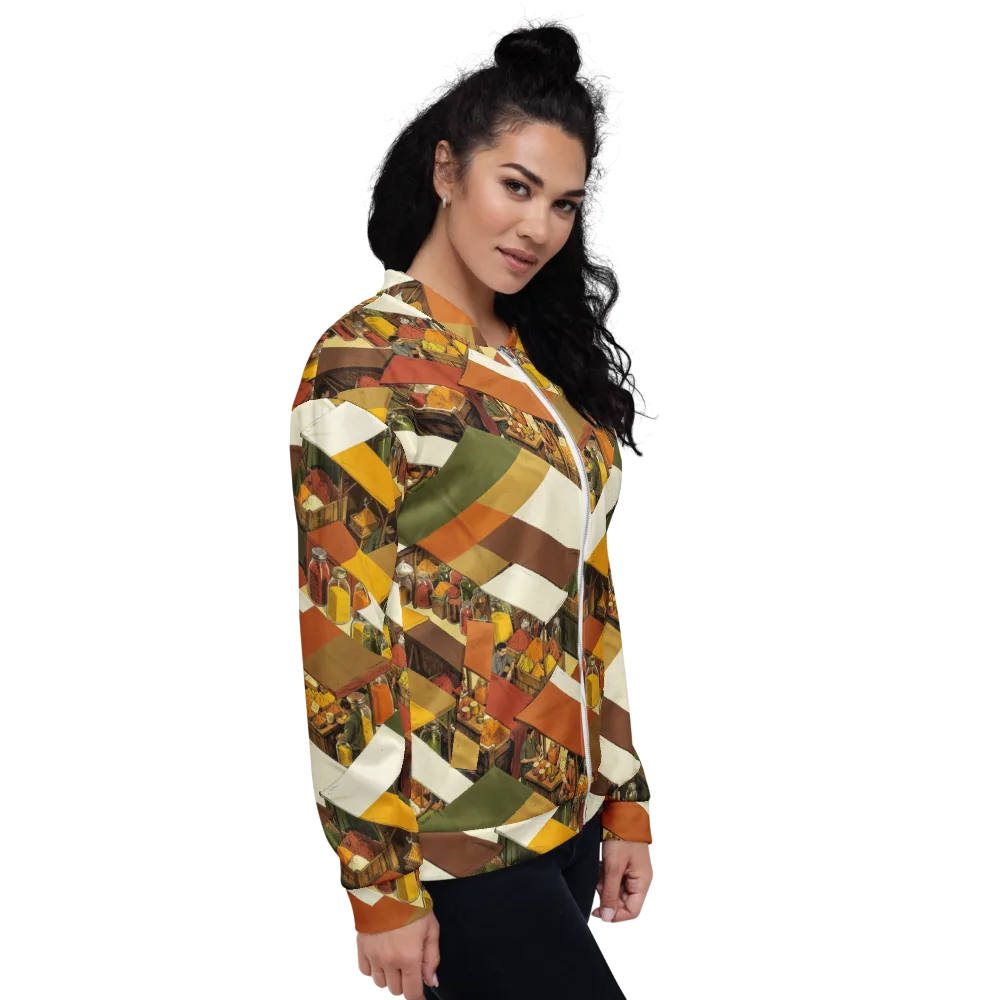 Spice Market on Bomber Jacket — Right
