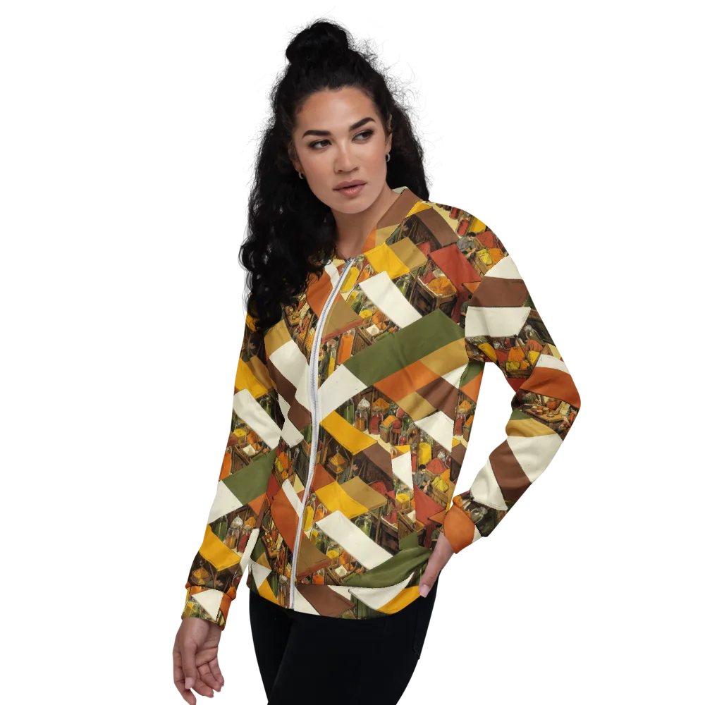 Spice Market on Bomber Jacket — Left