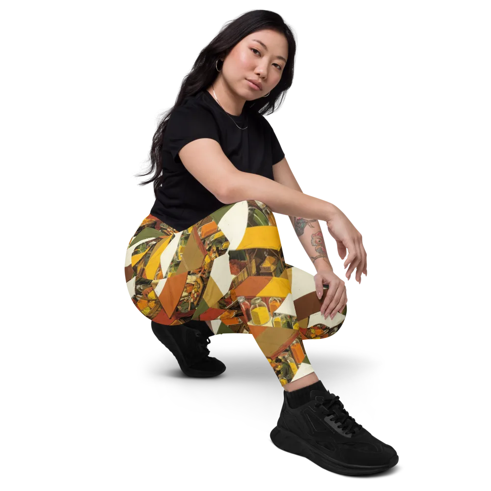Spice Market on Leggings with Pockets — Right Front