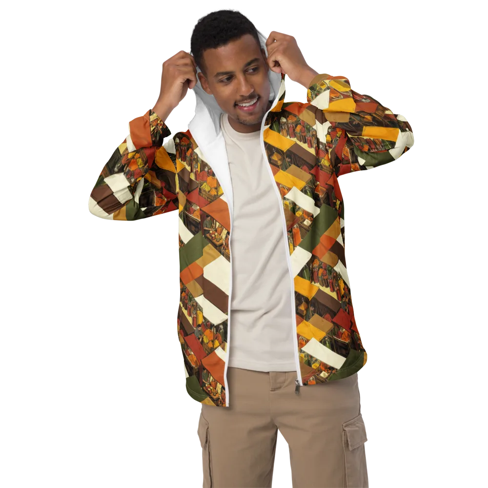 Spice Market on Men's Windbreaker — Front