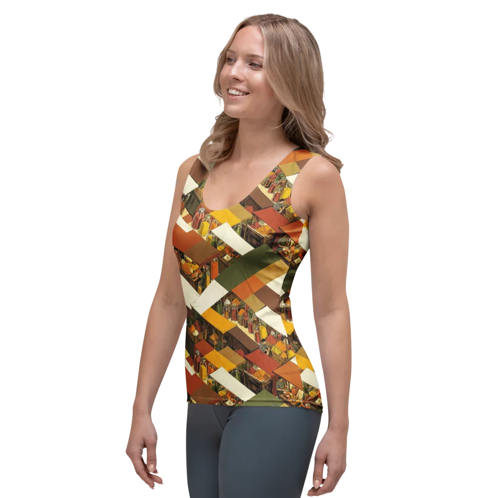 Spice Market on Women's Tank Top — Left Front