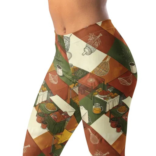 Bazaar Geometry on a Leggings