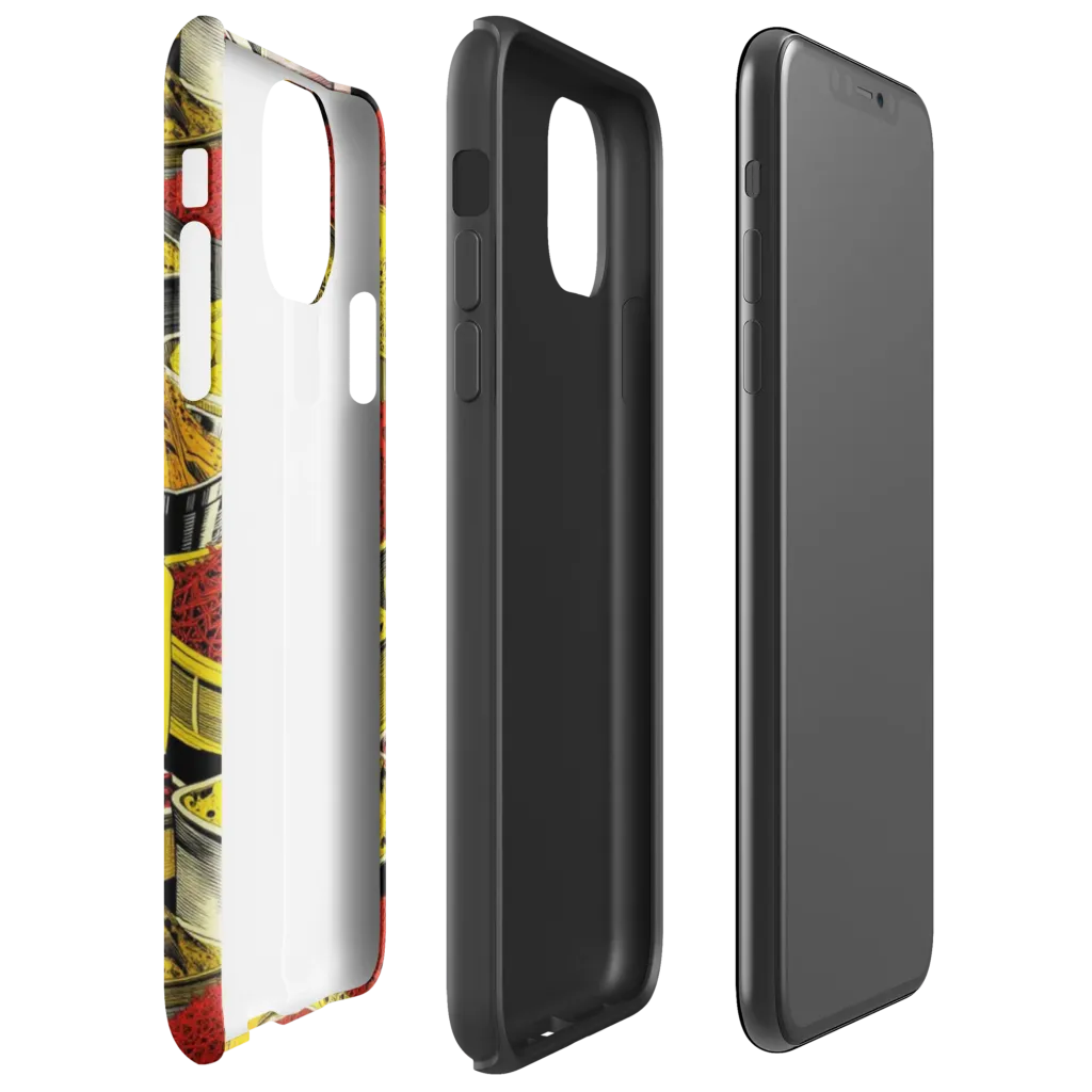 Spice Market Static on Tough Case for iPhone® — Right