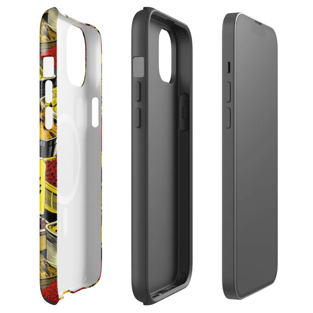 Spice Market Static on MagSafe Tough Case for iPhone® — Front