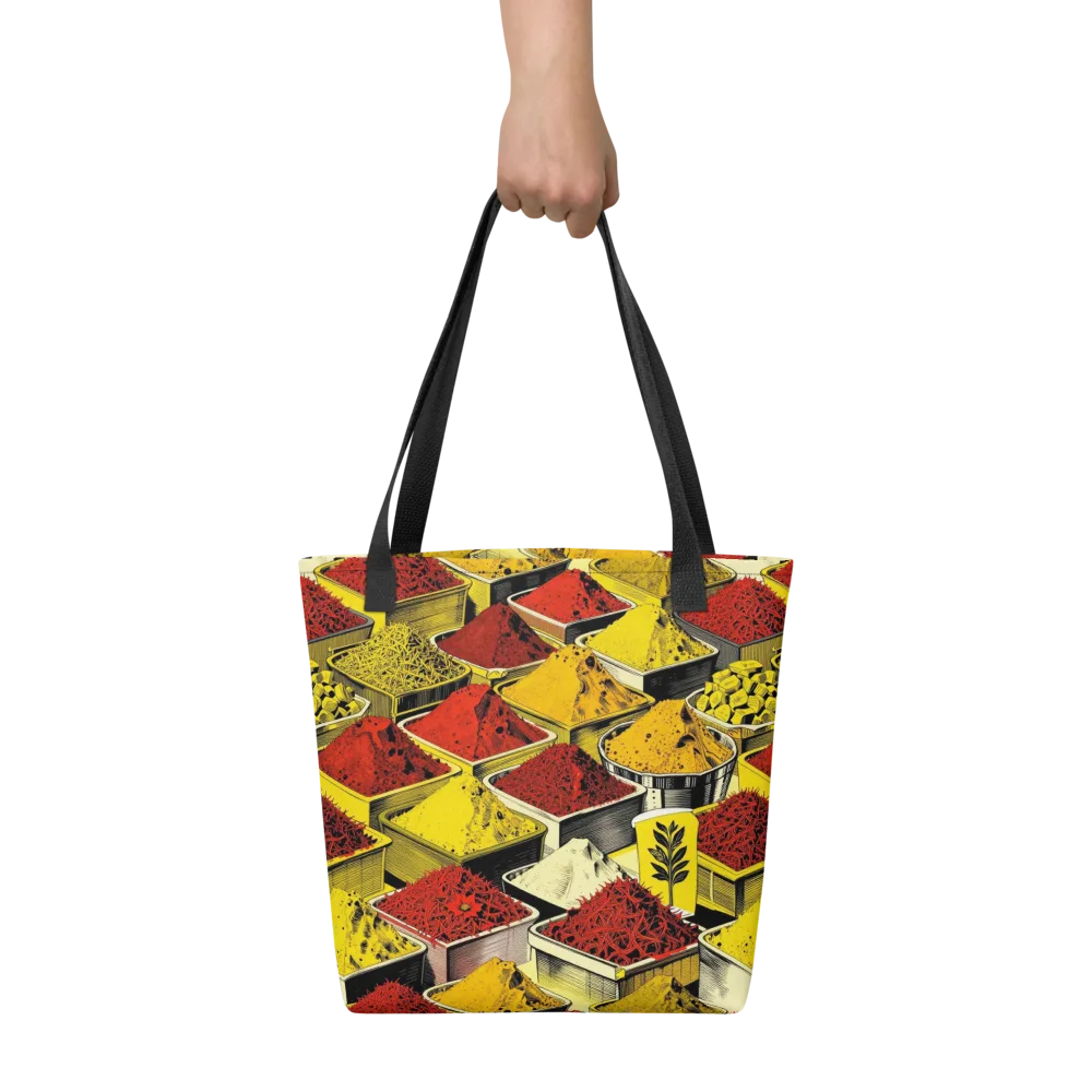 Spice Market Static on Tote Bag — Front