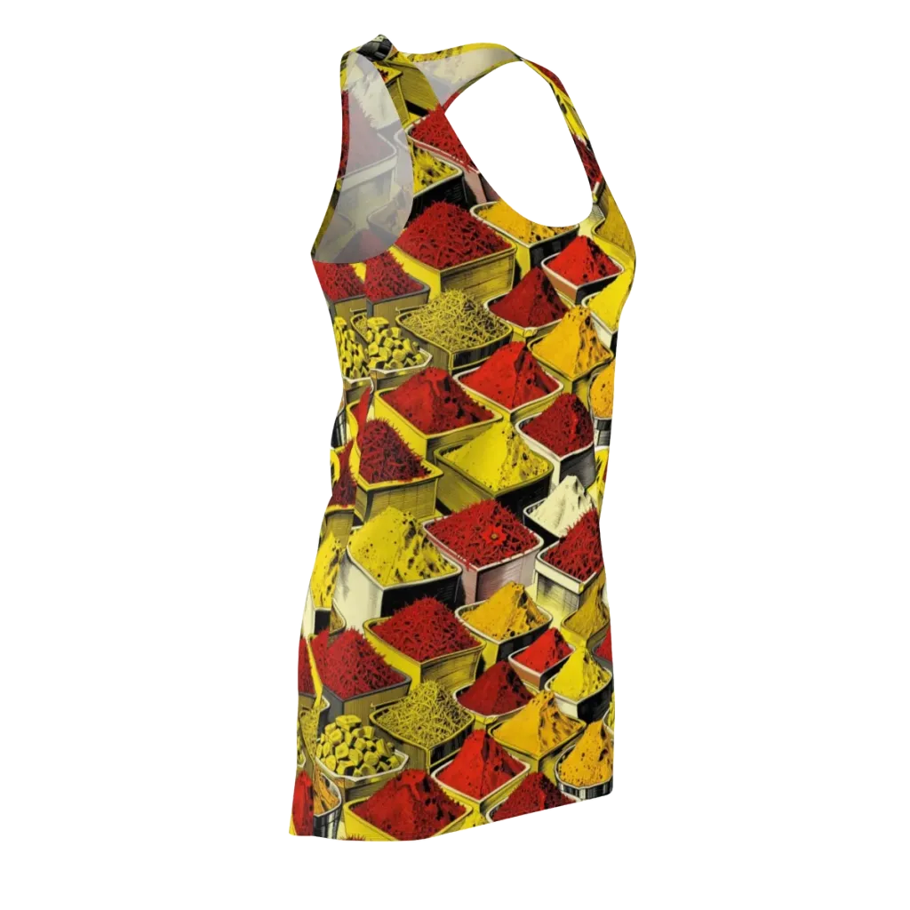 Spice Market Static on Racerback Dress — Front Side