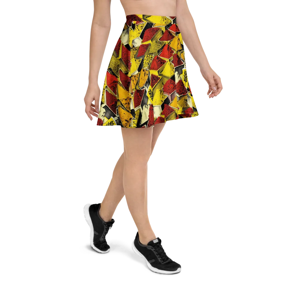 Spice Market Static on Skater Skirt — Right