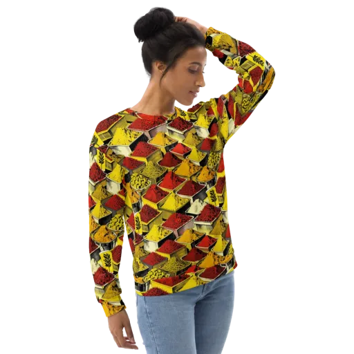 Spice Market Static on a Sweatshirt