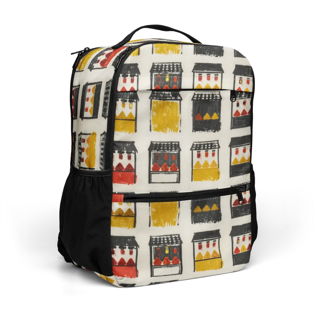 Market Stall Study on Utility Backpack — Right Front