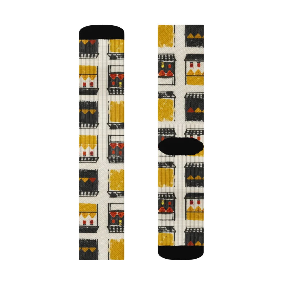 Market Stall Study on Socks — Left Sock