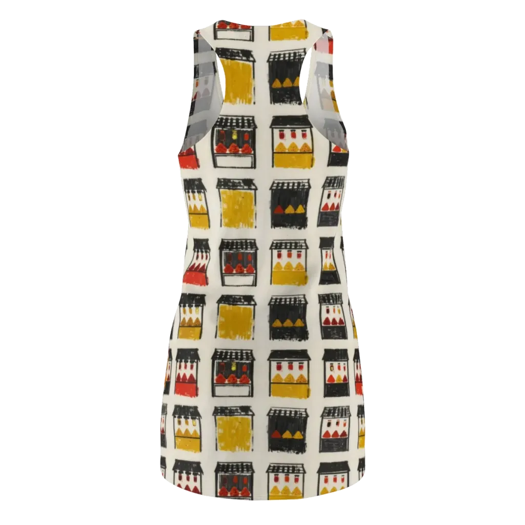 Market Stall Study on Racerback Dress — Back
