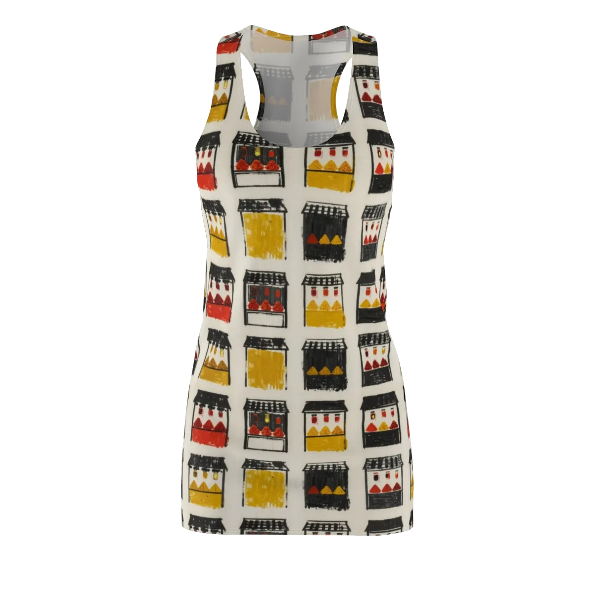 Market Stall Study on Racerback Dress — Front