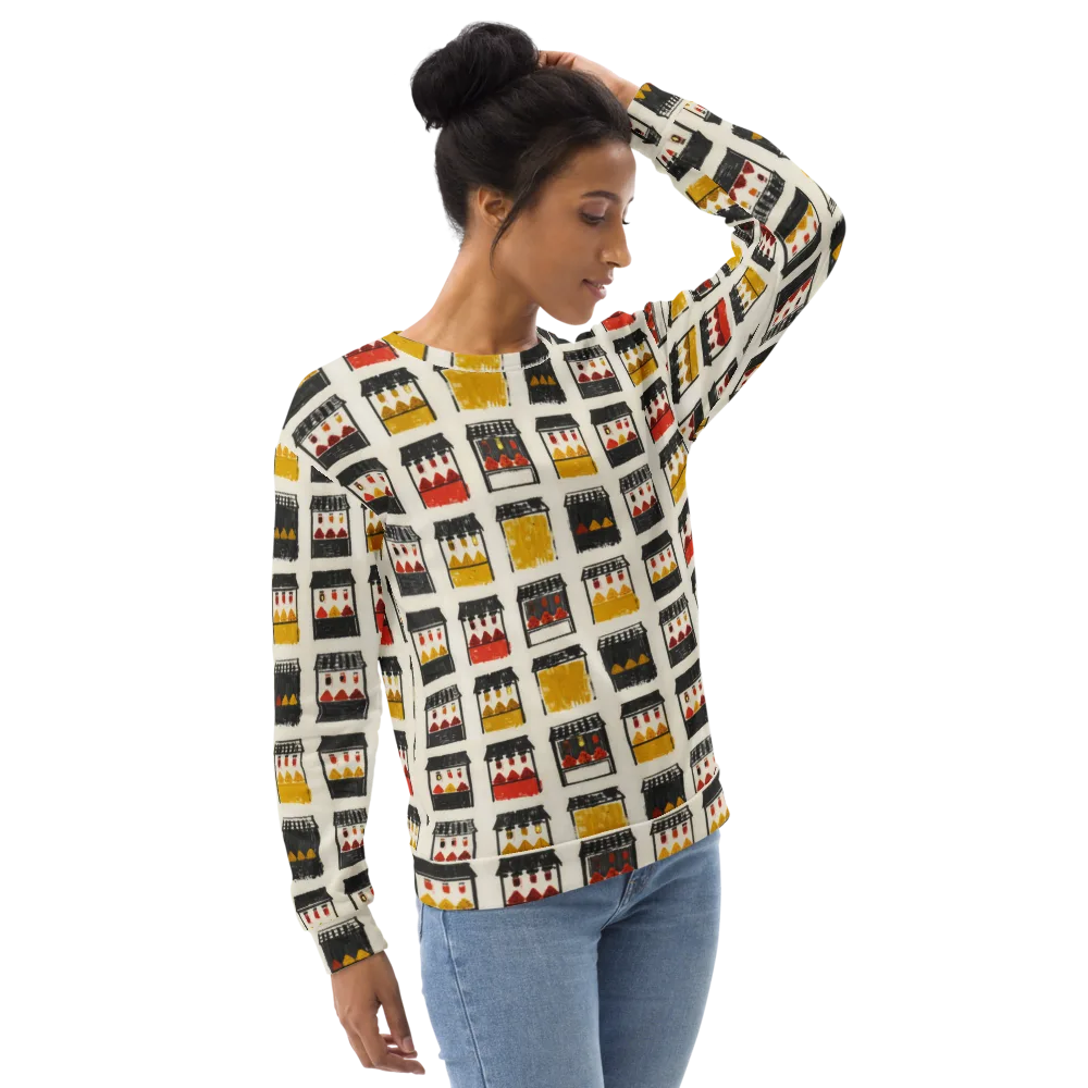 Market Stall Study on Sweatshirt — Right Front