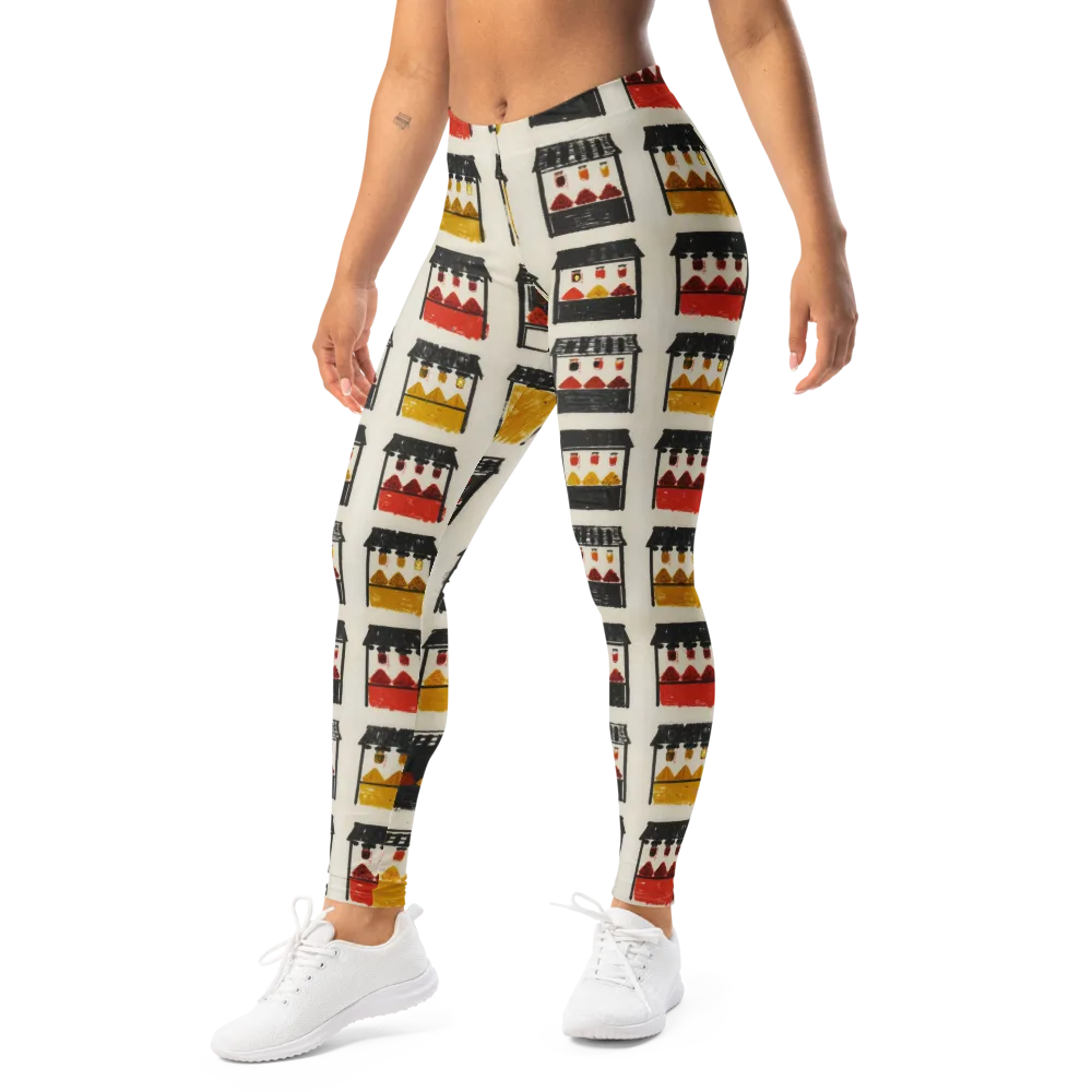Market Stall Study on Leggings — Left Front