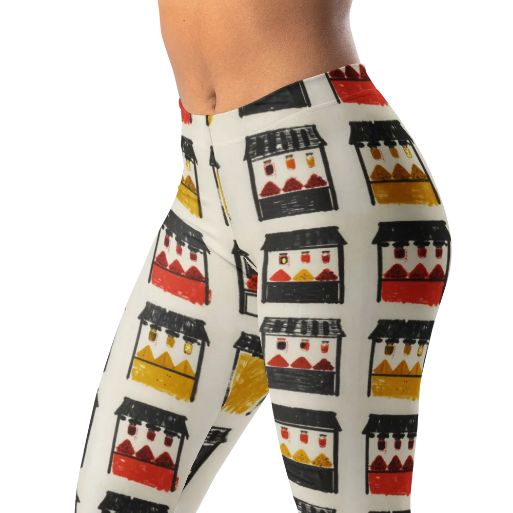 Market Stall Study on Leggings — Left Front