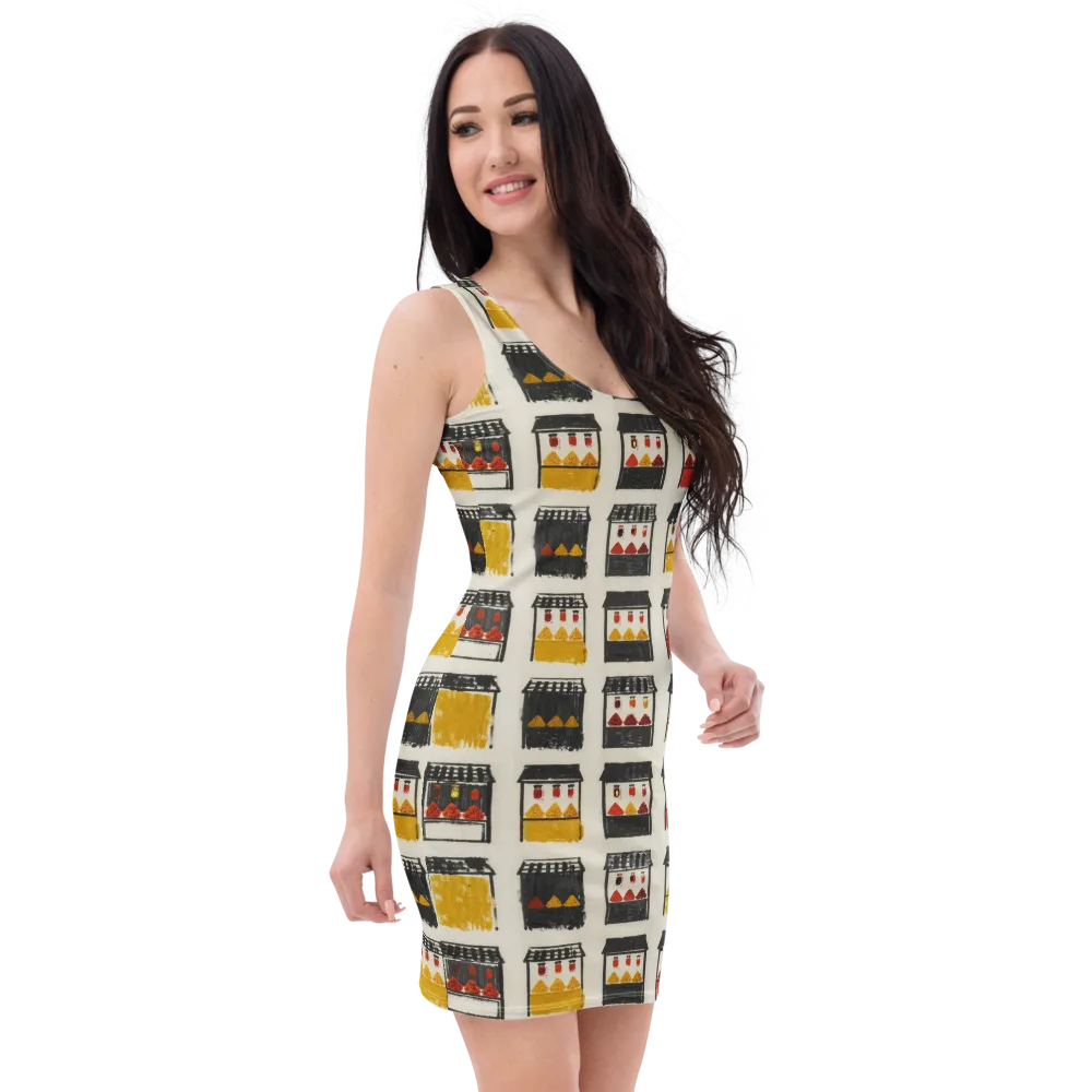 Market Stall Study on Bodycon Dress — Right Front
