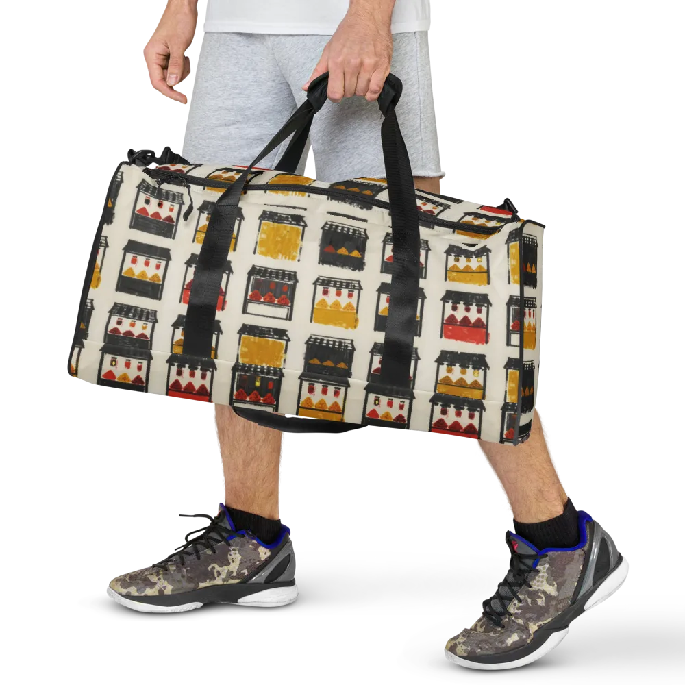 Market Stall Study on Duffle Bag — Front