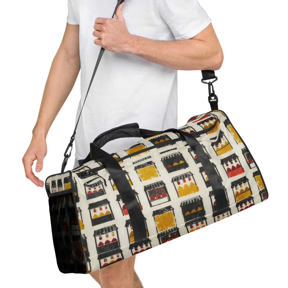 Market Stall Study on Duffle Bag — Right Front