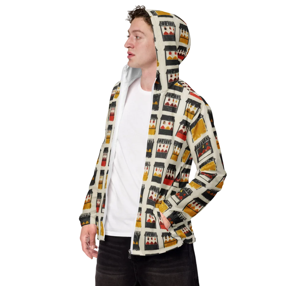 Market Stall Study on Men's Windbreaker — Left Front