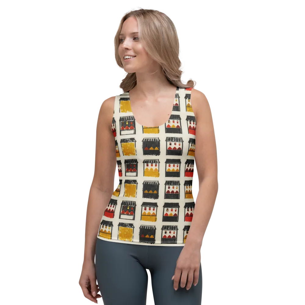 Market Stall Study on Women's Tank Top — Front