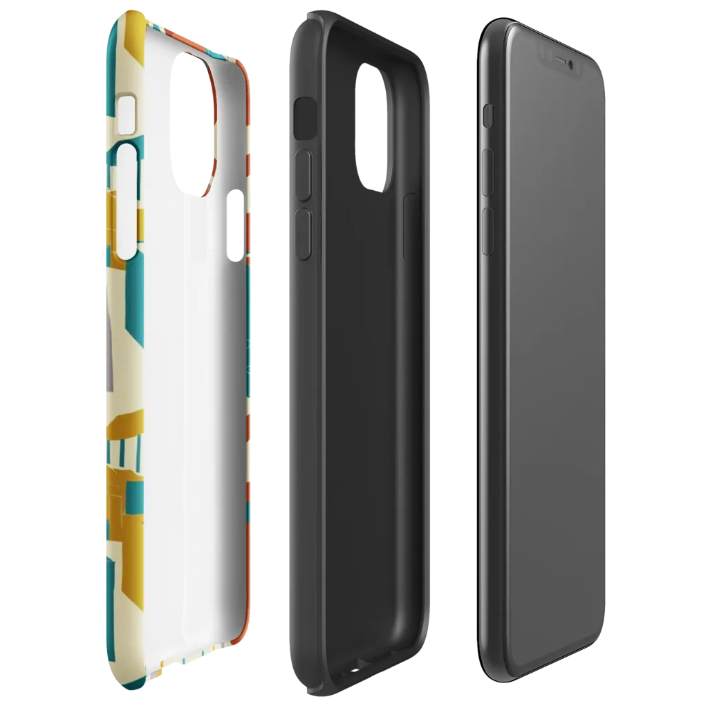 Market Geometry on Tough Case for iPhone® — Right