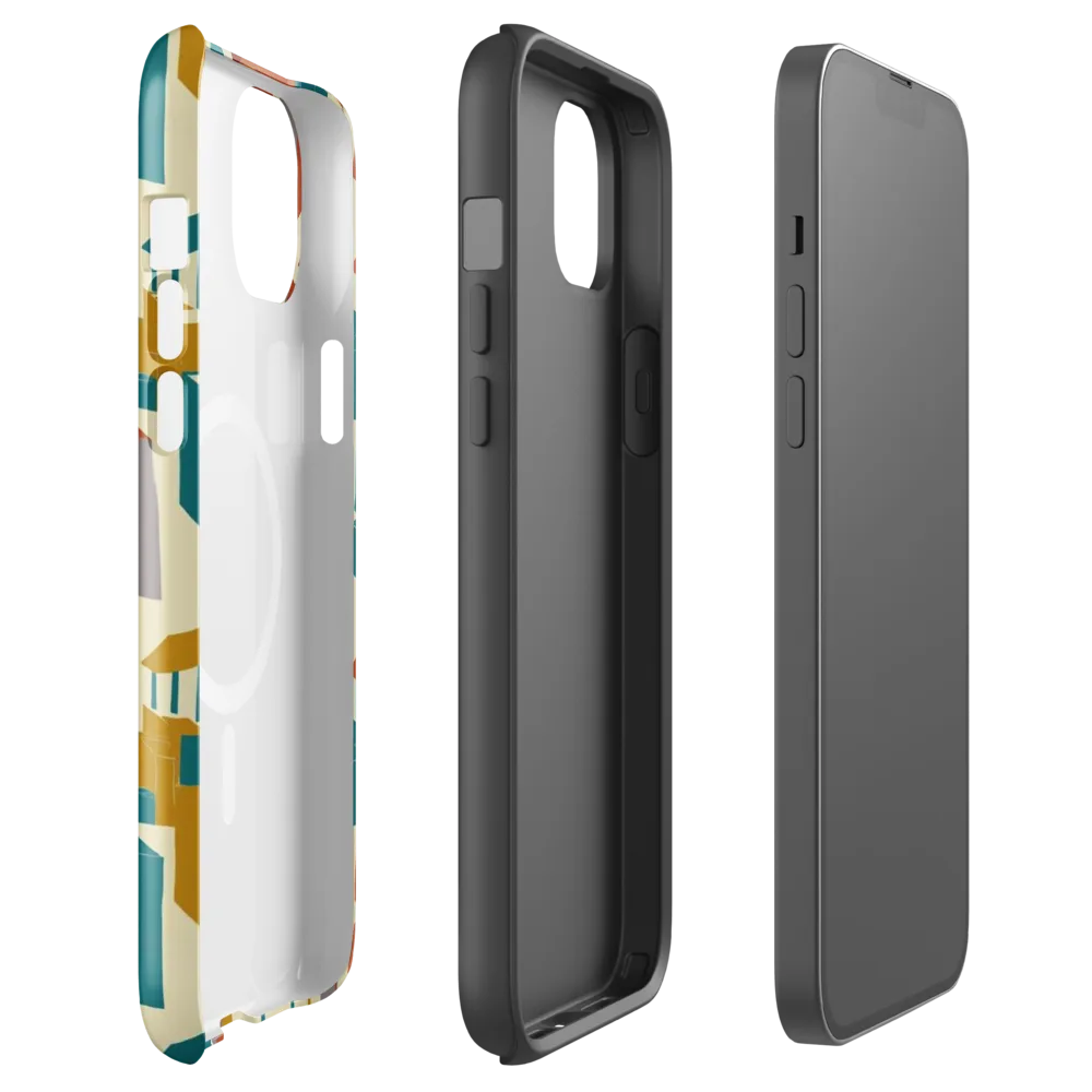 Market Geometry on MagSafe Tough Case for iPhone® — Front