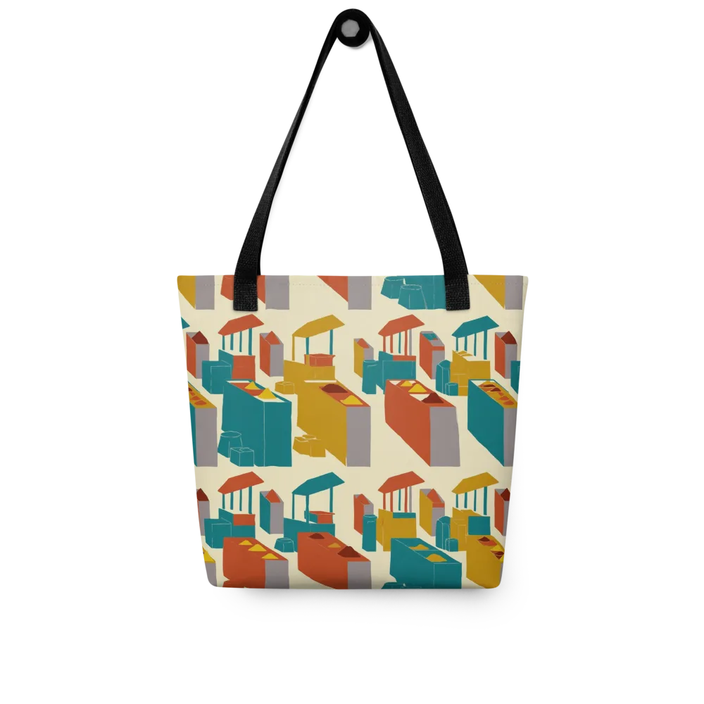 Market Geometry on Tote Bag — Front