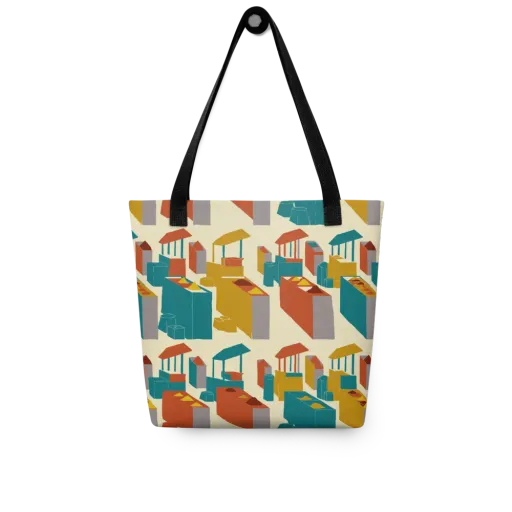 Market Geometry on a Tote Bag