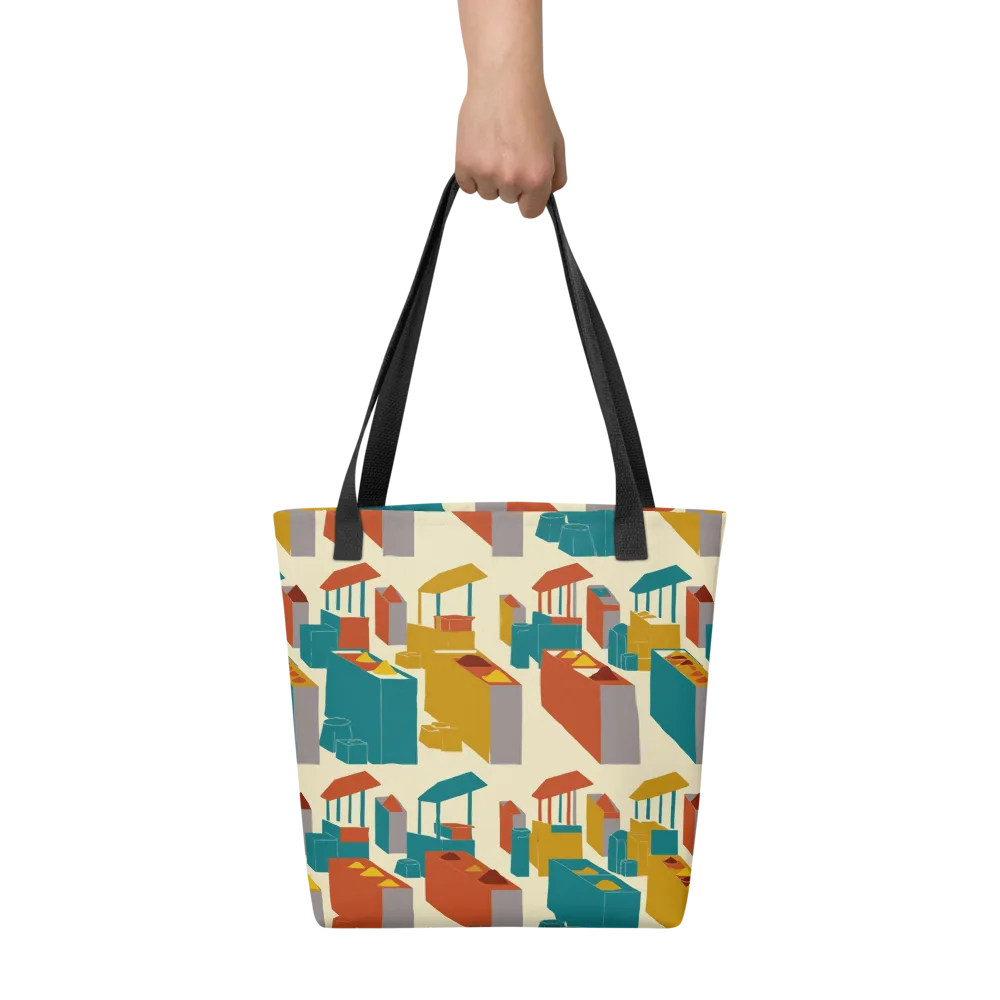 Market Geometry on Tote Bag — Front