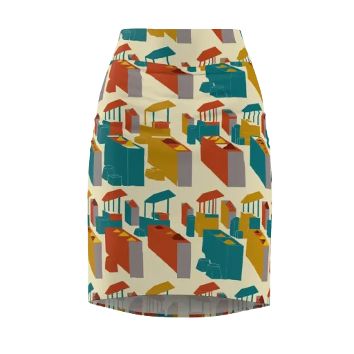 Market Geometry on a Pencil Skirt