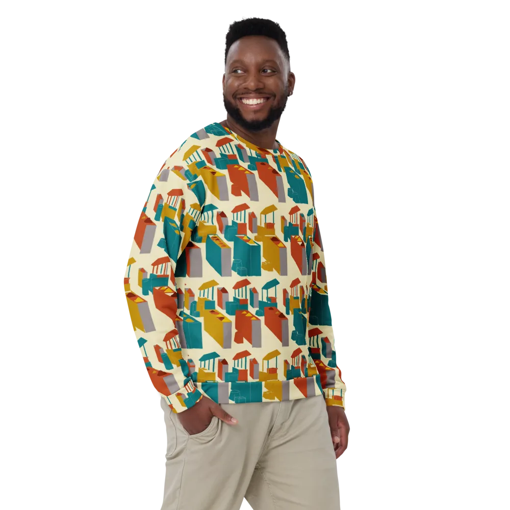 Market Geometry on Sweatshirt — Front