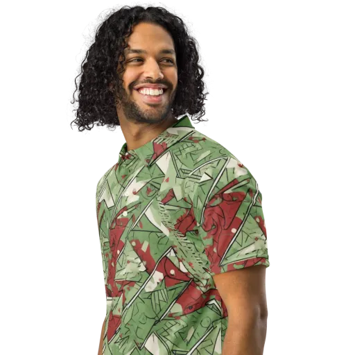 Redwood Riddle on a Men's Slim Fit Polo Shirt