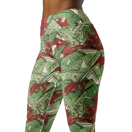 Redwood Riddle on a Yoga Leggings