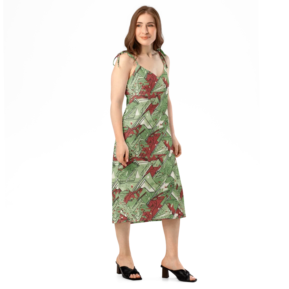 Redwood Riddle on Slip Dress — Right Front