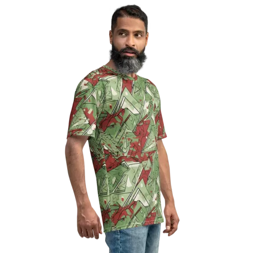 Redwood Riddle on a Men's Crew Neck T-Shirt
