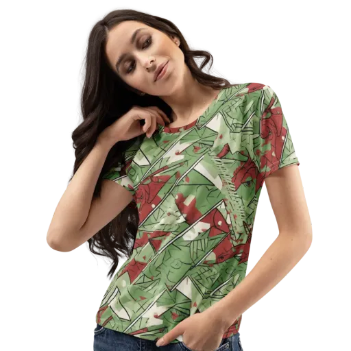 Redwood Riddle on a Women's Crew Neck T-Shirt