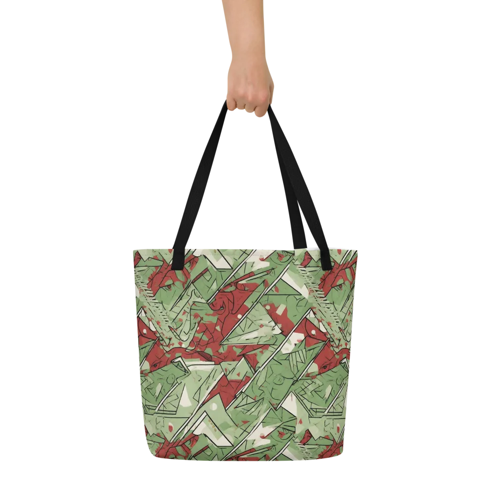 Redwood Riddle on Large Tote Bag W/ Pocket — Front